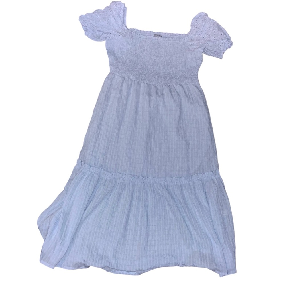 Puff Sleeve Tiered Maxi Dress